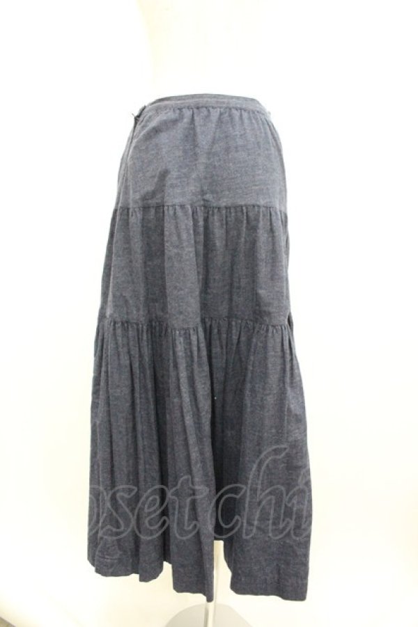 画像2: INGEBORG / デニムスカート M 青デニム I-26-01-04-074-LO-SK-SA-ZI (2)