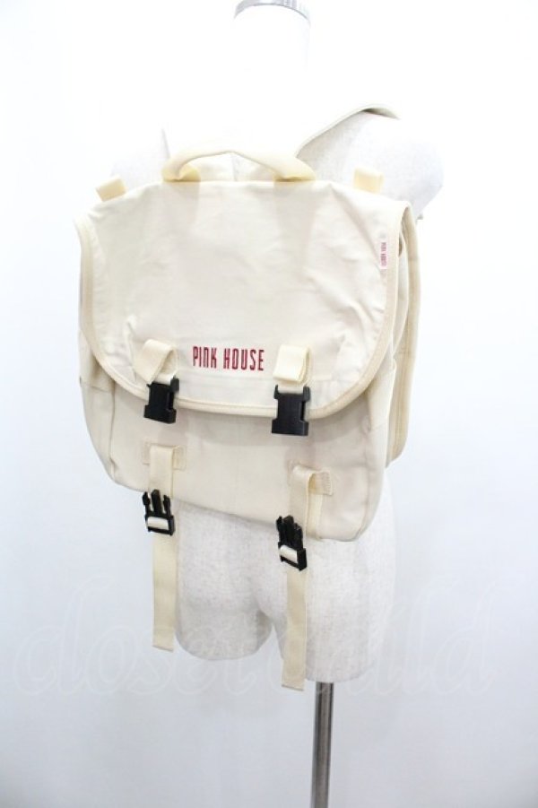 画像1: BABY PINK HOUSE / ロゴリュック  アイボリー I-26-01-04-082-0-BG-SA-ZI (1)
