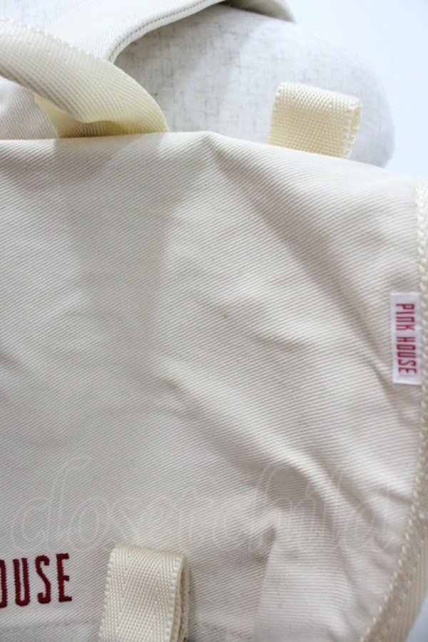 画像2: BABY PINK HOUSE / ロゴリュック  アイボリー I-26-01-04-082-0-BG-SA-ZI (2)