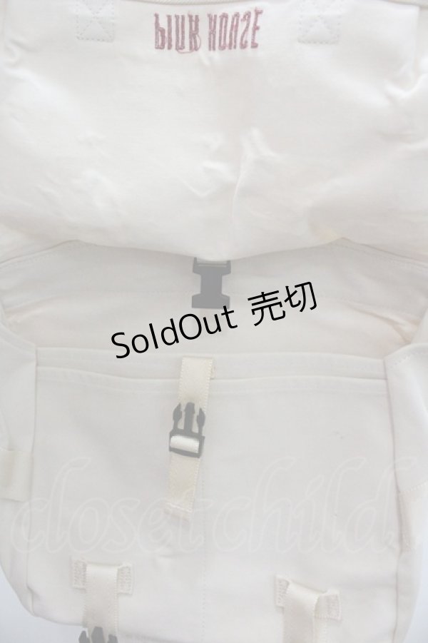 画像3: BABY PINK HOUSE / ロゴリュック  アイボリー I-26-01-04-082-0-BG-SA-ZI (3)