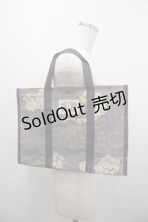 画像: WONDERFUL WORLD / 雛菊ブーケ総柄スクエアバッグ  パープル I-26-01-04-084-LO-BG-SA-ZI