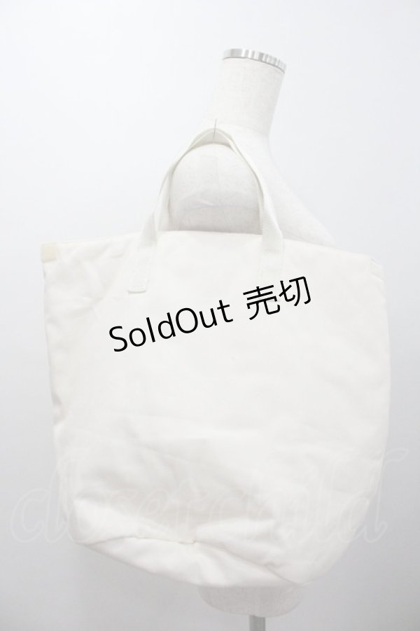 画像2: PINK HOUSE / 内側ドットバケツバッグ  白Ｘラベンダー I-26-01-04-085-LO-BG-SA-ZI (2)