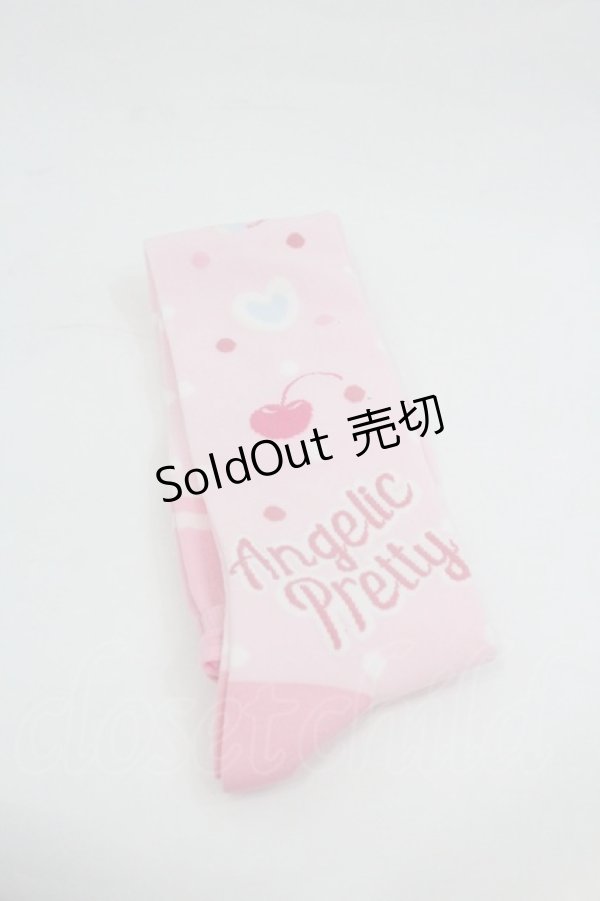 画像1: Angelic Pretty / Diner Dollオーバーニー  ピンク I-26-01-04-086-AP-ZA-SA-ZI (1)