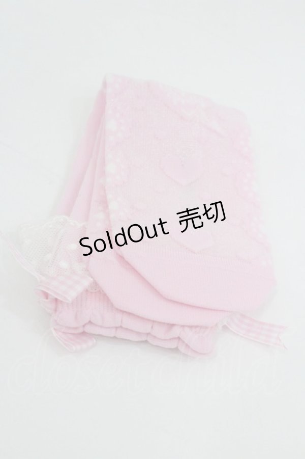 画像2: Angelic Pretty / Wrapping Cherryクルー丈ソックス  ピンク I-26-01-04-091-AP-ZA-SA-ZI (2)