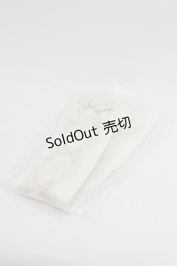 画像1: Angelic Pretty / Princess Roseオーバーニー  生成り I-26-01-04-093-AP-ZA-SA-ZI (1)