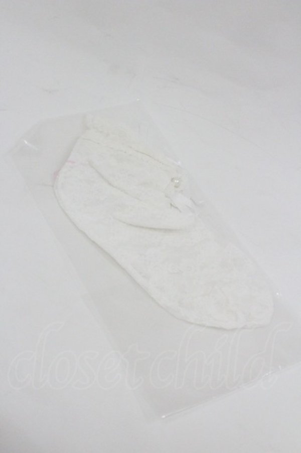 画像1: Angelic Pretty / プティガーデンクルー丈ソックス  白 I-26-01-04-100-AP-ZA-SA-ZI (1)