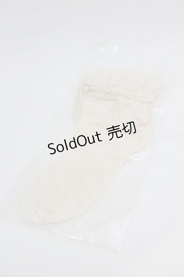 画像2: Angelic Pretty / プティガーデンクルー丈ソックス  生成り I-26-01-04-101-AP-ZA-SA-ZI (2)