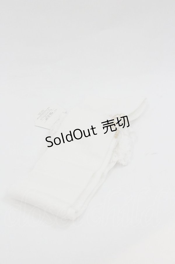 画像2: ALICE and the PIRATES / A/Pトーションレースオーバーニーソックス  白 I-26-01-04-106-PA-ZA-SA-ZI (2)