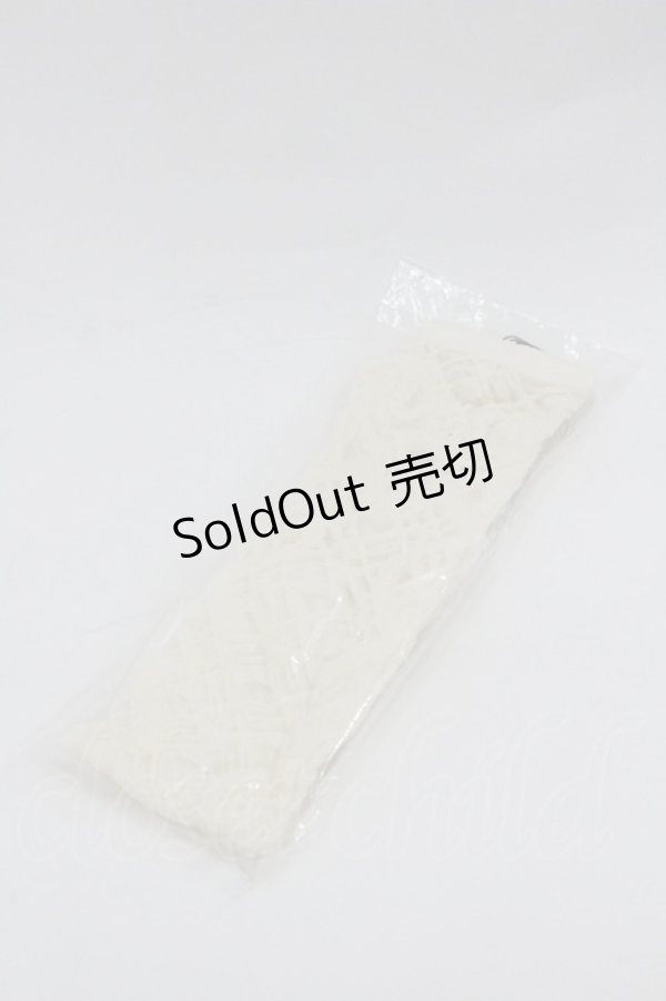 画像2: ALICE and the PIRATES / ロザリアリボンシースルーオーバーニーソックス  生成り I-26-01-04-108-PA-ZA-SA-ZI (2)