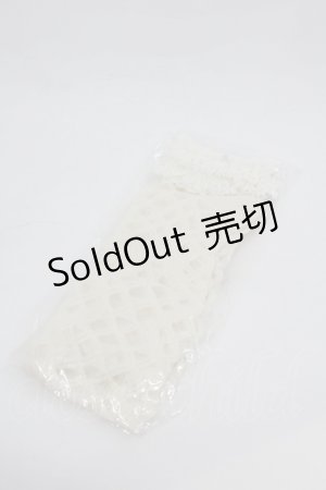 画像: ALICE and the PIRATES / ロージアブーケシースルーオーバーニー  生成り I-26-01-04-122-PA-ZA-SA-ZI