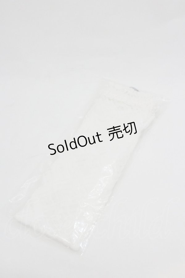 画像1: ALICE and the PIRATES / ロージアブーケシースルーオーバーニーソックス  白 I-26-01-04-123-PA-ZA-SA-ZI (1)