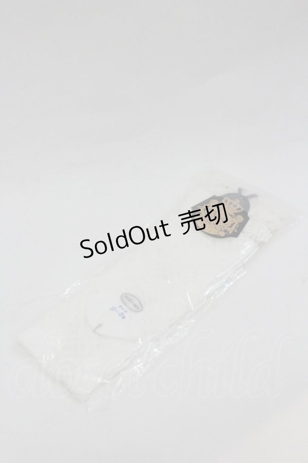 画像2: ALICE and the PIRATES / ロージアブーケシースルーオーバーニーソックス  白 I-26-01-04-123-PA-ZA-SA-ZI (2)