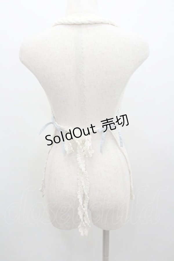 画像2: PINK HOUSE / くまさんニットトップス  アイボリーＸサックス I-26-01-04-016-LO-TO-SA-ZI (2)