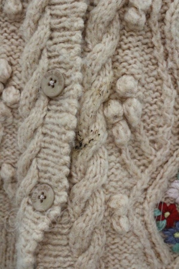 画像2: PINK HOUSE / フラワー刺繍ニットカーディガン  ピンク I-26-01-04-020-LO-TO-SA-ZI (2)