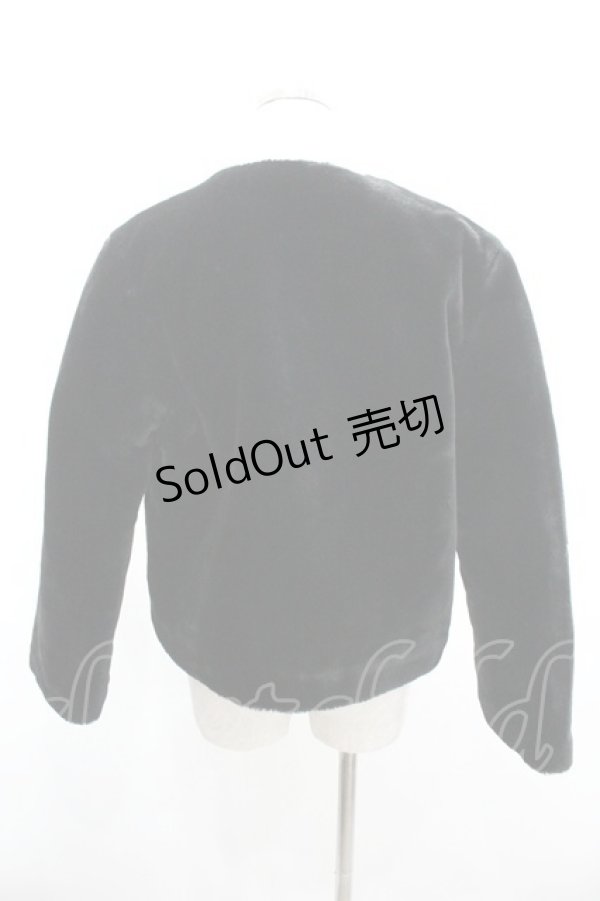 画像2: WONDERFUL WORLD / フェイクファージャケット  黒 I-26-01-04-025-LO-JA-SA-ZI (2)