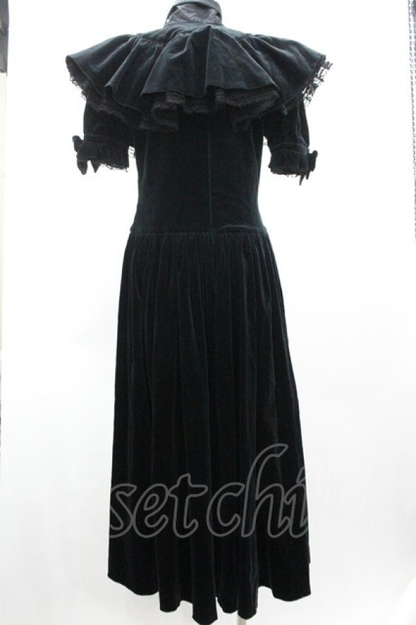 画像2: WONDERFUL WORLD / 別珍ドレス  黒 I-26-01-04-032-LO-SK-SA-ZI (2)