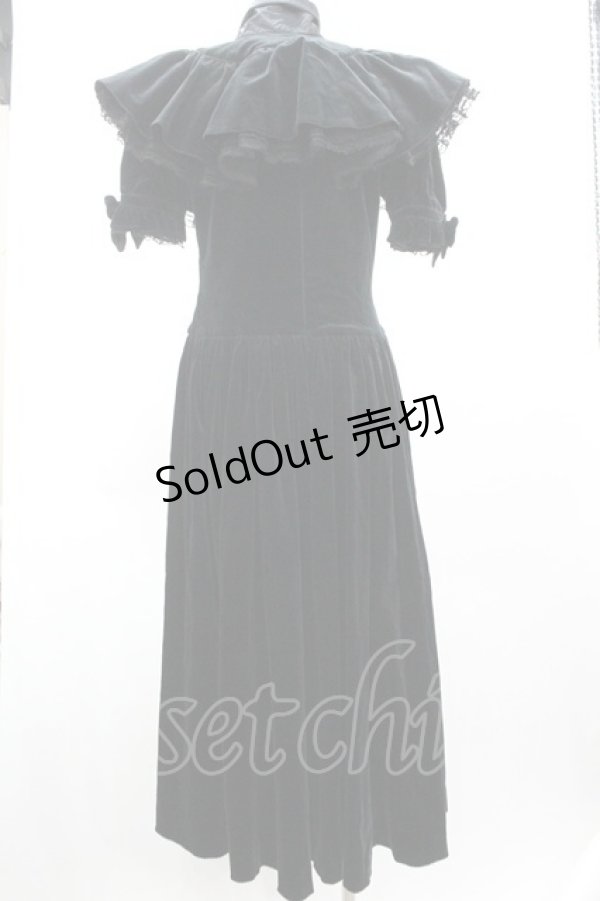 画像2: WONDERFUL WORLD / 別珍ドレス  黒 I-26-01-04-032-LO-SK-SA-ZI (2)