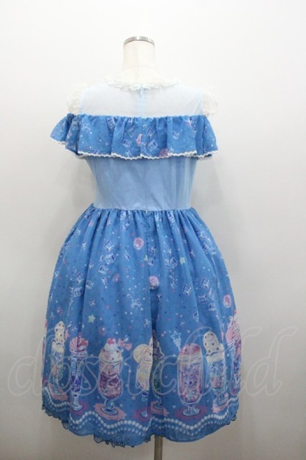 画像2: Angelic Pretty / Cream Soda Mermaidカットワンピース  サックス I-26-01-06-044-AP-OP-SA-ZI (2)