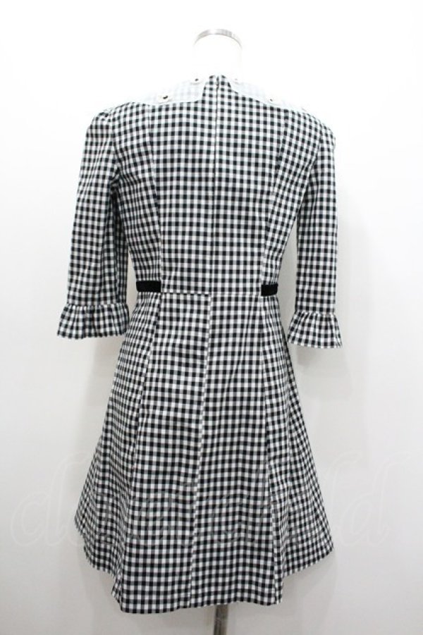 画像2: MILK / petitデイジーワンピース  黒Ｘ白 I-26-01-06-049-ML-OP-SA-ZI (2)