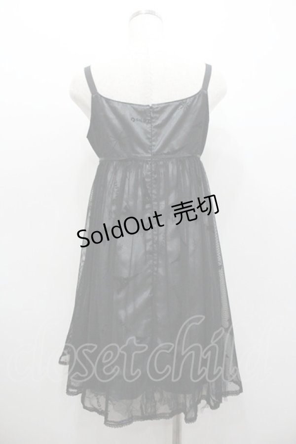 画像2: MILK / エッフェル塔ptワンピース  黒 I-26-01-06-055-ML-OP-SA-ZI (2)