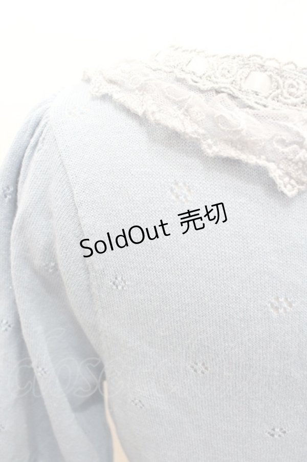 画像3: axes femme / Disneyトランプ刺繍ボレロ M サックス I-26-01-06-006-AX-TO-TE-ZI (3)