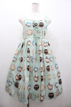 画像: Leur Getter / カップケーキレースアップキャミワンピース  ミント I-26-01-06-071-LU-OP-SA-ZI