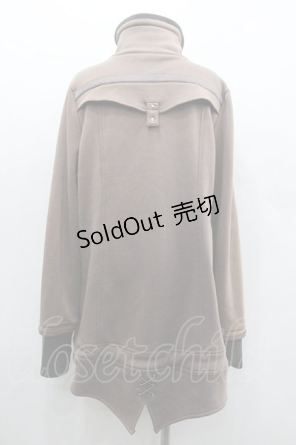 画像2: Ozz Croce / 刺繍ポケットスナップ釦ロングカーディガン  ブラウン I-26-01-06-072-OO-TO-SA-ZI (2)