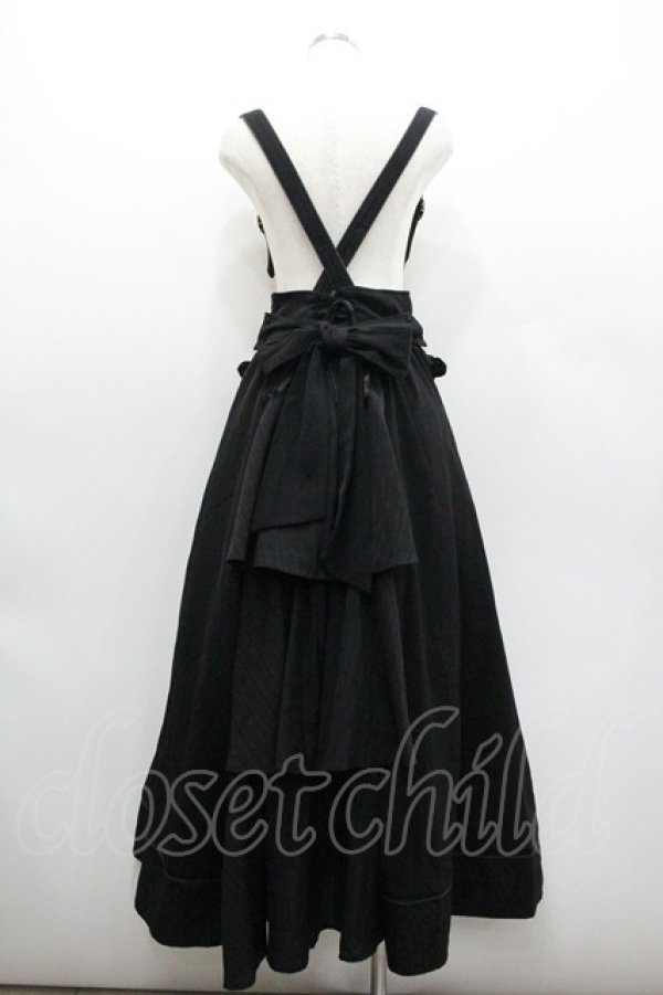 画像2: Amavel / Romantique Dollロングフレアスカート  黒 I-26-01-06-076-CA-SK-SA-ZI (2)