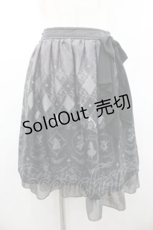 画像: axes femme POETIQUE / Disney ドリームパネル柄スカート M 黒 I-26-01-06-078-AX-SK-SA-ZI