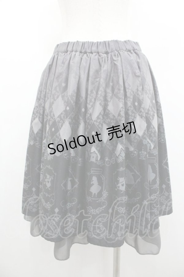 画像2: axes femme POETIQUE / Disney ドリームパネル柄スカート M 黒 I-26-01-06-078-AX-SK-SA-ZI (2)