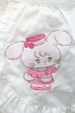 画像3: axes femme kawaii / mikkoコラボ刺繍エプロン  白 I-26-01-06-100-AX-SK-SA-ZI (3)