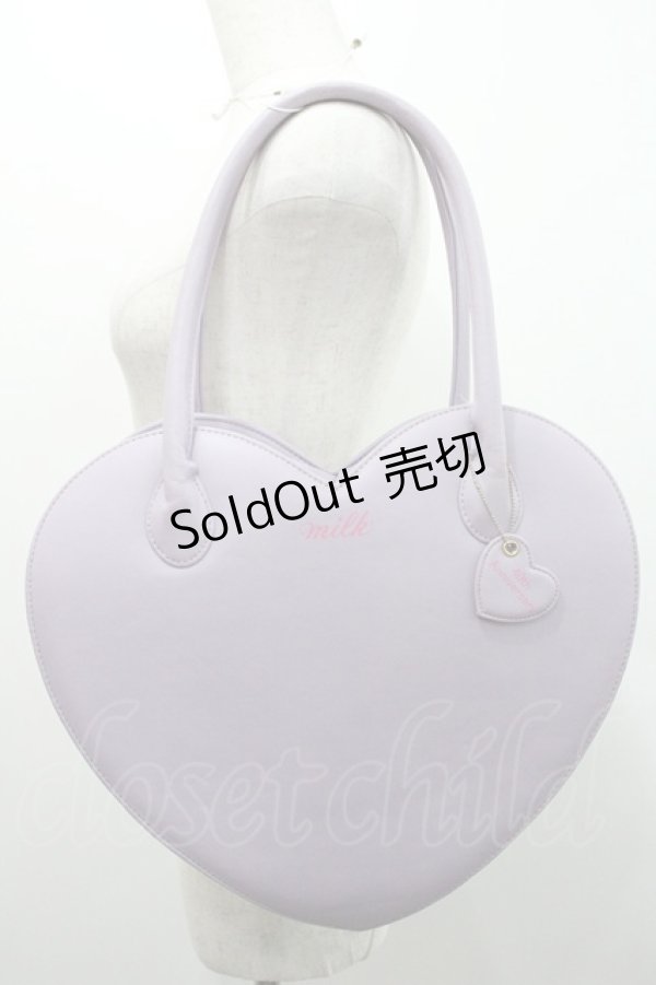 画像2: MILK / 40thハートバッグ  ラベンダー I-26-01-06-104-ML-BG-SA-ZI (2)