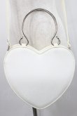 画像4: BABY,THE STARS SHINE BRIGHT / 【難あり】リボンハートバッグ  白 I-26-01-06-105-BA-JA-SA-ZI (4)