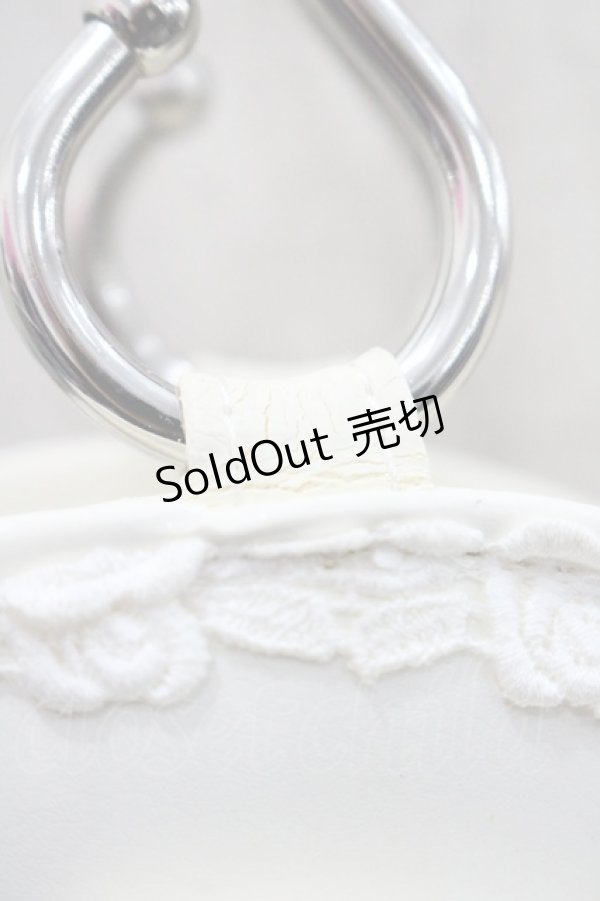 画像8: BABY,THE STARS SHINE BRIGHT / 【難あり】リボンハートバッグ  白 I-26-01-06-105-BA-JA-SA-ZI (8)