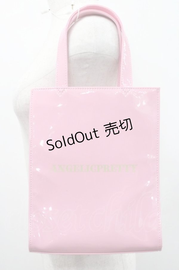 画像1: Angelic Pretty / ショッパー風トート  ピンク I-26-01-06-107-AP-BG-SA-ZI (1)