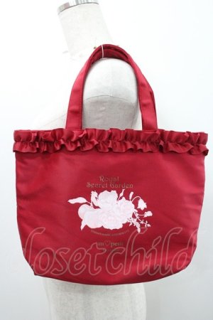 画像: m petit by misako / NINA’Sコラボプリントトートバッグ  赤 I-26-01-06-108-LO-BG-SA-ZI