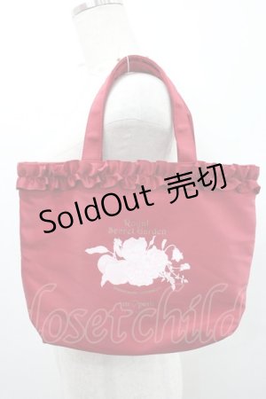 画像: m petit by misako / NINA’Sコラボプリントトートバッグ  赤 I-26-01-06-108-LO-BG-SA-ZI