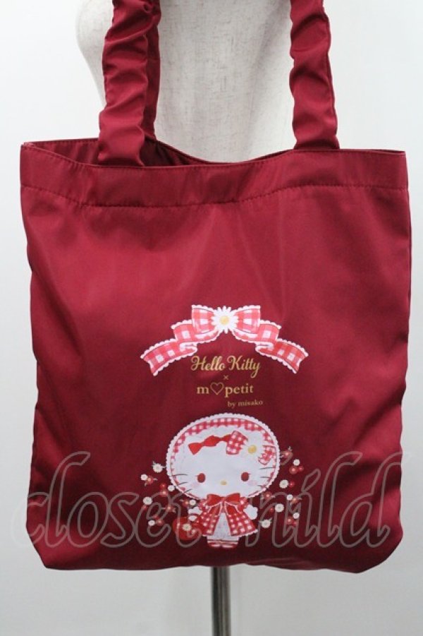 画像2: m petit by misako / サンリオキャラクターズコラボ  トートバッグ  赤 I-26-01-06-109-LO-BG-SA-ZI (2)
