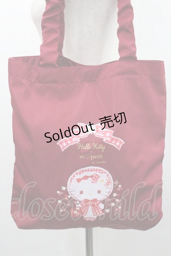 画像2: m petit by misako / サンリオキャラクターズコラボ  トートバッグ  赤 I-26-01-06-109-LO-BG-SA-ZI (2)
