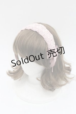 画像: m petit by misako / TT*AMレースカチューシャ  ピンク I-26-01-06-113-LO-AC-SA-ZI