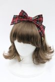 画像1: Angelic Pretty / British Bearカチューシャ  赤 I-26-01-06-115-AP-AC-SA-ZI (1)