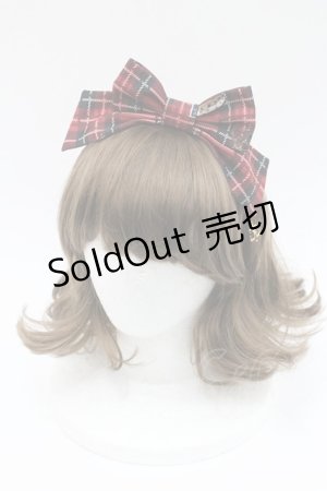 画像: Angelic Pretty / British Bearカチューシャ  赤 I-26-01-06-115-AP-AC-SA-ZI