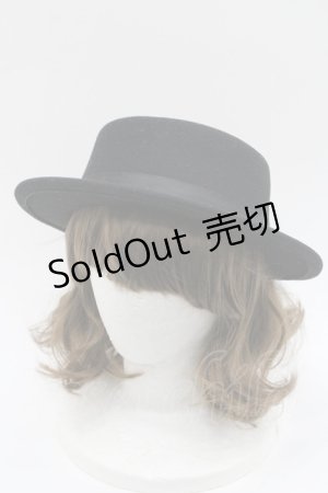 画像: m petit by misako / サンリオキャラクターズコラボ クロミ カンカン帽  黒 I-26-01-06-120-LO-AC-SA-ZI