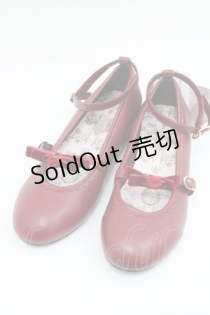 画像: m petit by misako / NINA'S ローズパンプス M 赤 I-26-01-06-125-LO-SH-SA-ZI