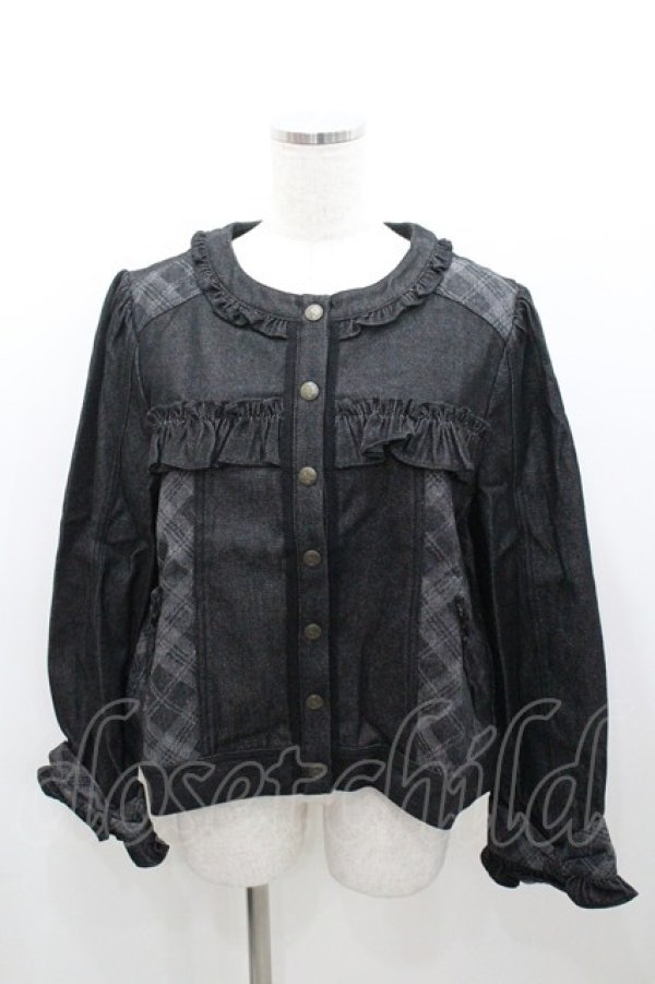 画像1: Hoshibako Works / シーソルトマキアートブラウス M 黒 I-26-01-06-020-LO-BL-SA-ZI (1)