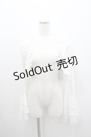 画像: MR corset / レースリボンフリルボレロ  白 I-26-01-06-033-PU-TO-SA-ZI