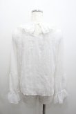 画像2: MR corset / ハイネックリボンフリルブラウス  白 I-26-01-06-034-PU-BL-SA-ZI (2)