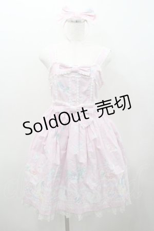 画像: Angelic Pretty / Candy Sprinkleジャンパースカートセット  ピンク I-26-01-06-042-AP-OP-SA-ZI