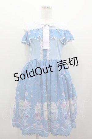 画像: Angelic Pretty / Cream Soda Mermaidカットワンピース  サックス I-26-01-06-044-AP-OP-SA-ZI