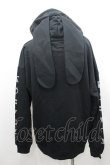 画像3: LISTEN FLAVOR / サイバーうさ耳ヘッドホンパーカー  黒 I-26-01-08-041-PU-TO-SA-ZI (3)